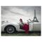 Designart - Fashion Woman in Car - Large Cars Canvas Art Print